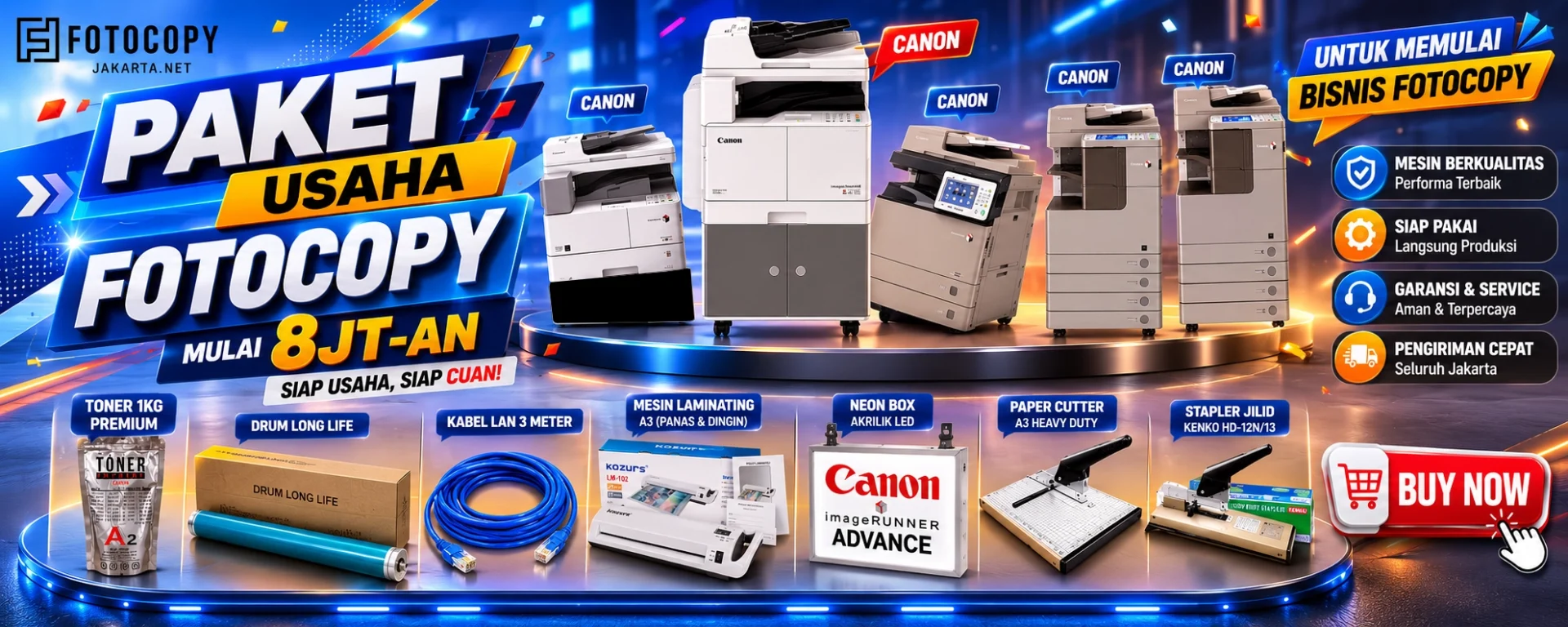 Paket Usaha Fotocopy Jakarta