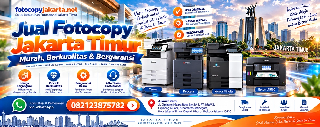 Jual Fotocopy Jakarta Timur Murah, Berkualitas & Bergaransi