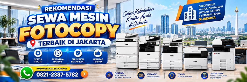 Rekomendasi Sewa Mesin Fotocopy Terbaik di Jakarta